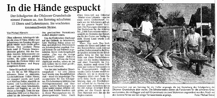 Schulgarten Dhünn